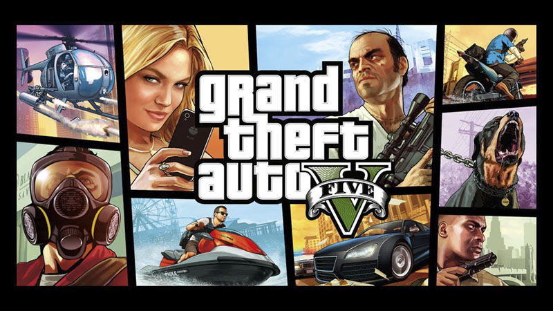 Grand Theft Auto 5 SplashArt
